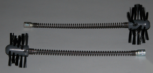 3413 3" Propeller Brush for Pellet Stoves w/10" Spring